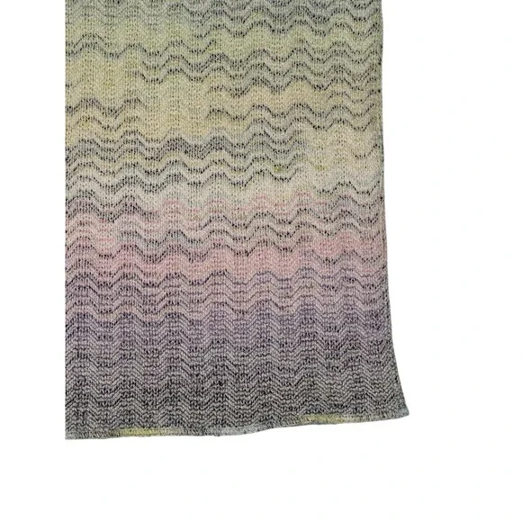 Missoni Womens Pencil Skirt 42 (Medium) Knit Zig Zag Ombre Stretch Vintage - Picture 5 of 9